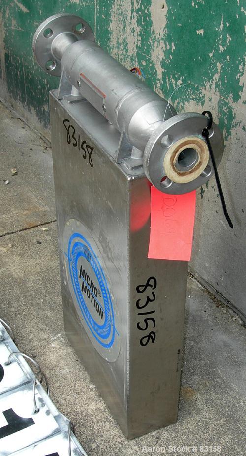 Micro Motion #D100S-SS, Flow Meter, 0-48 gallon/min., 0-400 lb./min., 1" inlet/outlet, -40 to 60 deg. C, 2250 - Image 3