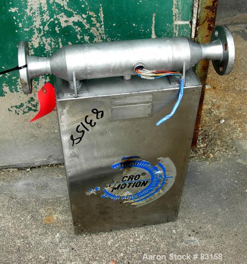 Micro Motion #D100S-SS, Flow Meter, 0-48 gallon/min., 0-400 lb./min., 1" inlet/outlet, -40 to 60 deg. C, 2250 - Image 4