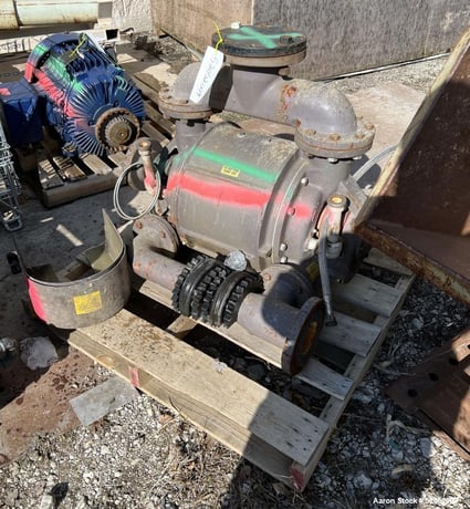 650 cfm, Nash #CL-703/4, Carbon Steel liquid ring vacuum pump, 4" inlet, 3" outlet, 75 HP, 1185 RPM, 230/460 - Image 4