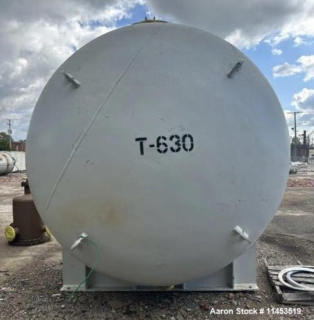 6000 gallon Pfaudler, Glass Lined Chemstore Receiver Tank, Horizontal, 87 psi/FV @ 392 F, 2011 - Image 3
