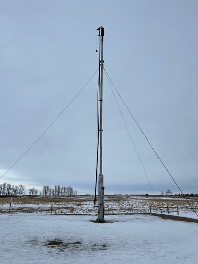 16" x 50' Sparrow Electric Co. Guyed Flare Stack - Image 4
