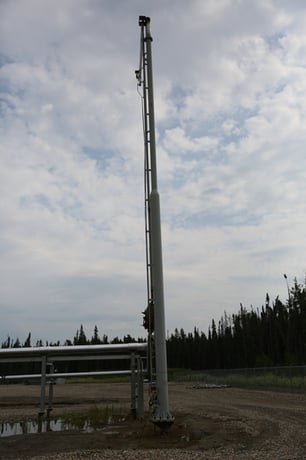 8" x 52' TORNADO COMBUSTION TECHNOLOGIES Self Supported Flare Stack - Image 2