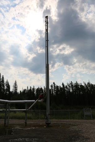 8" x 52' TORNADO COMBUSTION TECHNOLOGIES Self Supported Flare Stack - Image 8
