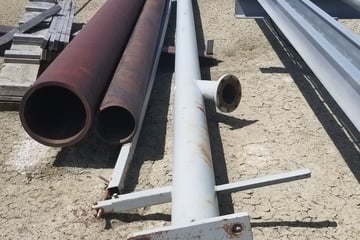 8.5" x 50' Pyramid Self Supported Flare Stack - Image 3