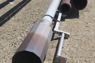 8.5" x 50' Pyramid Self Supported Flare Stack - Image 4