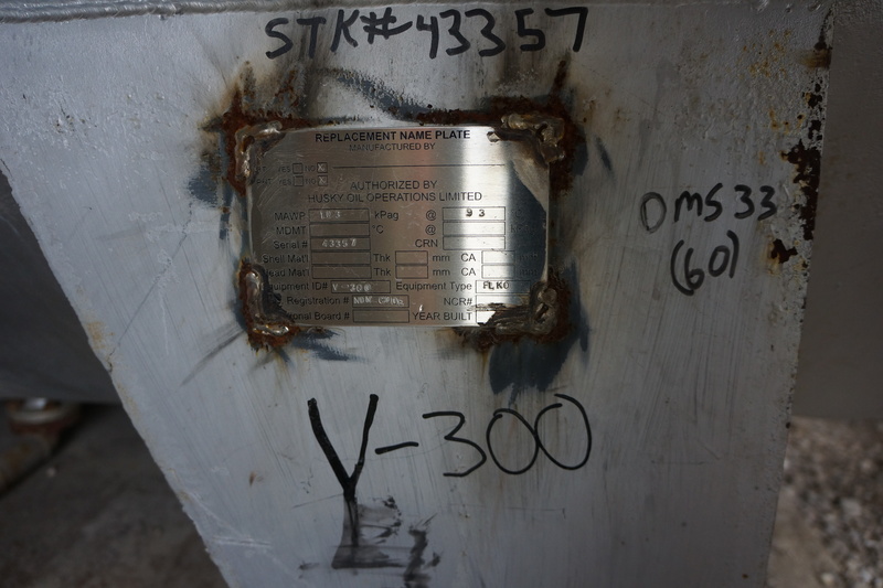 84" x 11' Flare Knockout Drum, 6 bbl, 15 PSI - Image 5