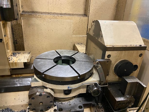 Mitsubishi #ST40, CNC gear shaper, electronic guide, 20.5" table diameter, 3.2 module, 1999 - Image 2