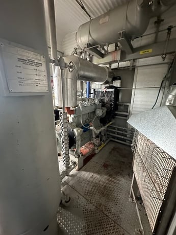 145 HP Frick #XJF151N, screw compressor, Caterpillar G3306NA NG engine, 1-stage, 2003 - Image 7