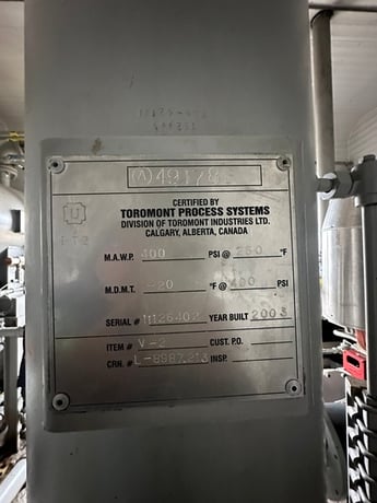 145 HP Frick #XJF151N, screw compressor, Caterpillar G3306NA NG engine, 1-stage, 2003 - Image 8