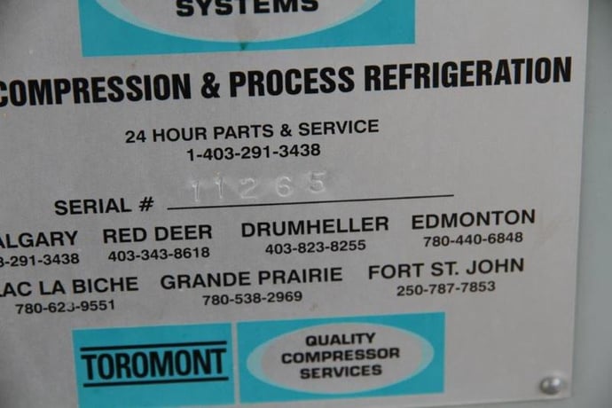 145 HP Frick #XJF151N, screw compressor, Caterpillar G3306NA NG engine, 2004 - Image 7