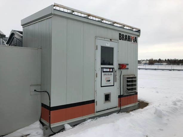 25 HP TamRotor #E6G, screw compressor, Marathon Electric E207 engine, 2-stage, 2006 - Image 1