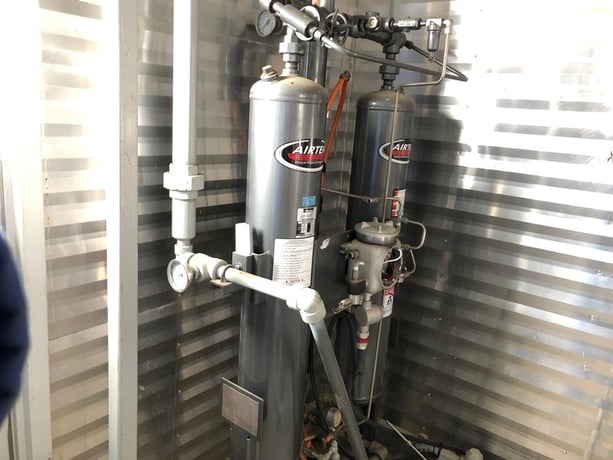 25 HP TamRotor #E6G, screw compressor, Marathon Electric E207 engine, 2-stage, 2006 - Image 4