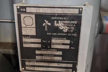 95 HP Gardner Denver #3A219-235G11, screw compressor, Caterpillar G3304NA NG engine, 2-stage, 2002 - Image 7