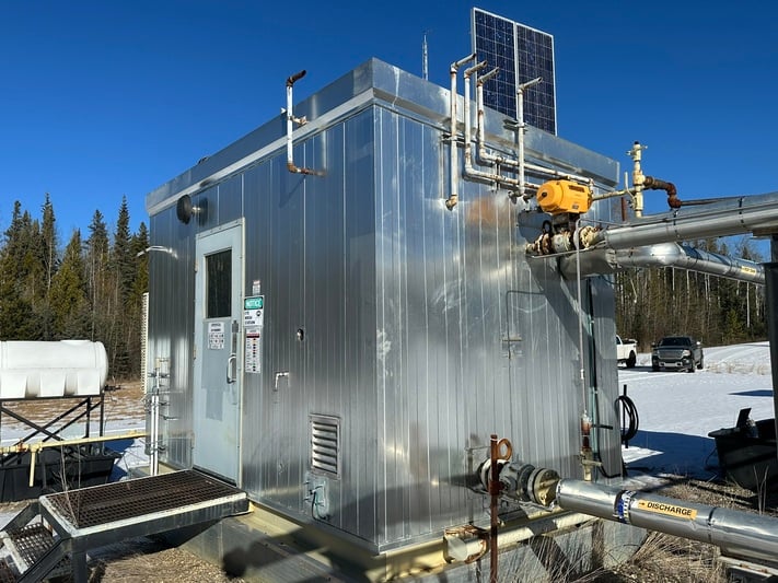 95 HP Sullair #22178, screw compressor, Caterpillar G3304NA NG engine, 1-stage, 2009 - Image 4