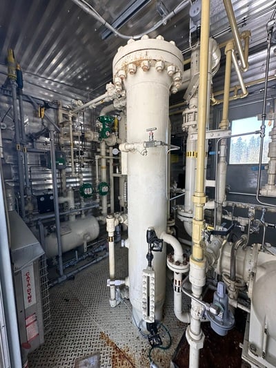 95 HP Sullair #22178, screw compressor, Caterpillar G3304NA NG engine, 1-stage, 2009 - Image 9