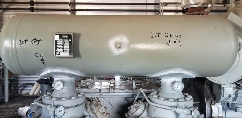 1085 HP Geminis #FE650D/4, reciprocating compressor, 3-stage, Caterpillar 3516 NG engine, 1998 - Image 3