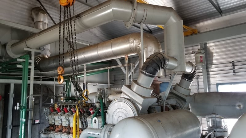 1085 HP Energy Industries #FE650D-4, reciprocating compressor, 3-stage, Caterpillar G3516-Tale NG engine - Image 6