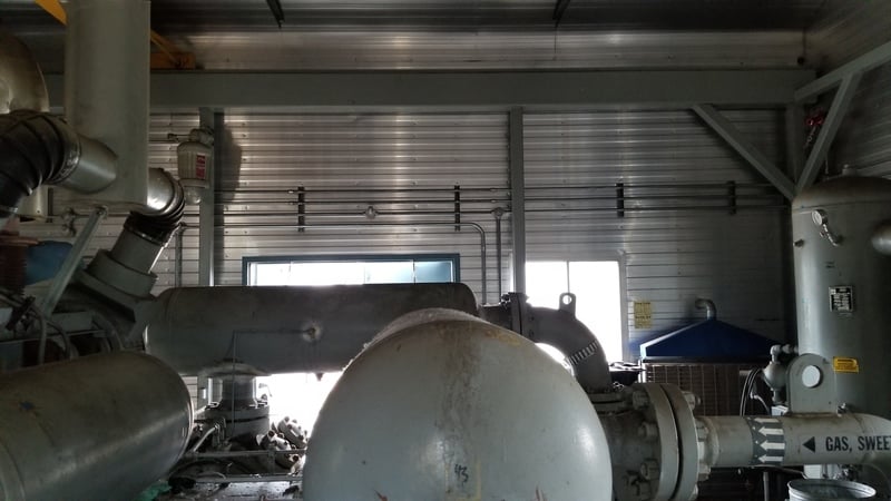 1085 HP Energy Industries #FE650D-4, reciprocating compressor, 3-stage, Caterpillar G3516-Tale NG engine - Image 7