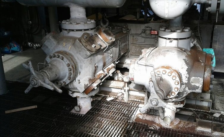 1176 HP Ariel #JGK/4, reciprocating compressor, 3-stage, Waukesha L5790GL NG engine, 1997 - Image 9