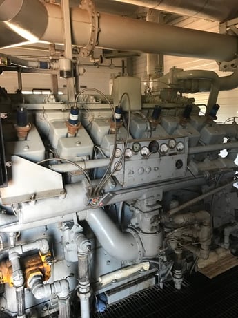 1215 HP Ariel #JGE/4, reciprocating compressor, 3-stage, Waukesha L5790GL NG engine, 1992 - Image 6