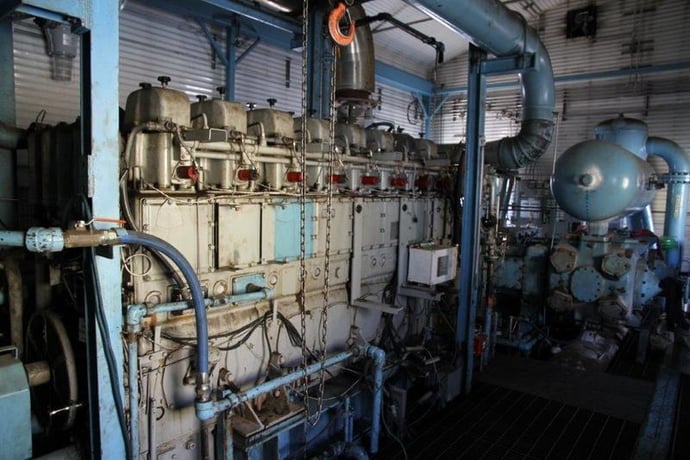 1600 HP Superior #MH-64, reciprocating compressor, 3-stage, Superior 2408G engine - Image 3