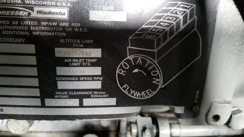400 HP Geminis #H304, reciprocating compressor, 4-stage, Waukesha F18GL NG engine, 2001 - Image 10