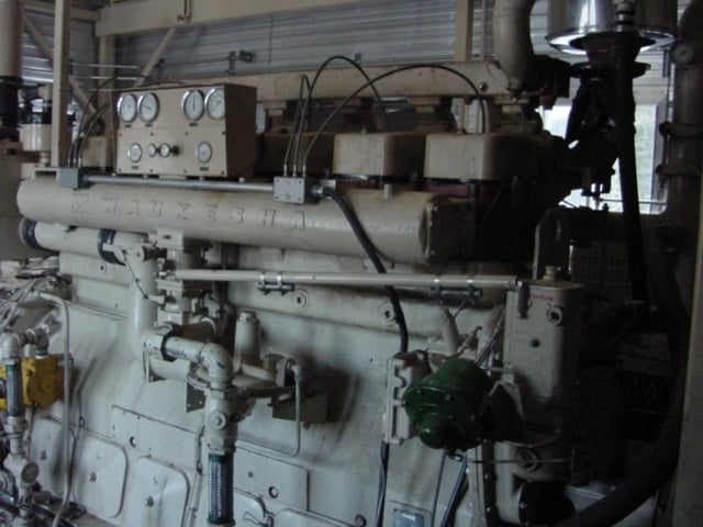 500 HP Ariel #JGH-2, reciprocating compressor, 2-stages, Waukesha F3521G NG engine, 1995 - Image 7