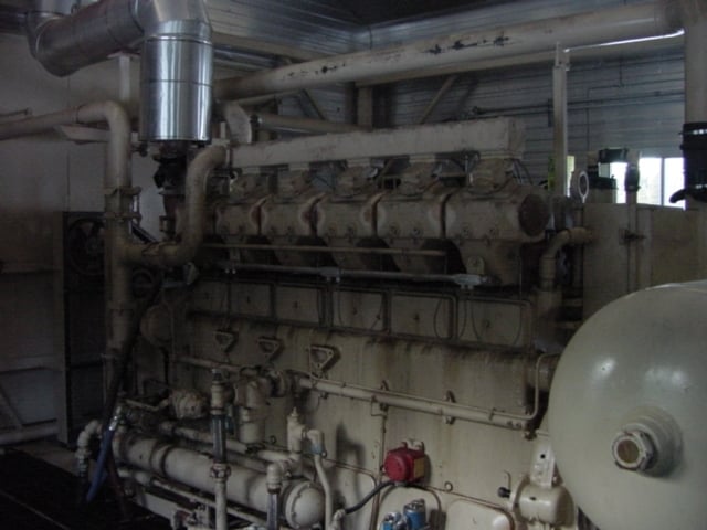 500 HP Ariel #JGH-2, reciprocating compressor, 2-stages, Waukesha F3521G NG engine, 1995 - Image 9