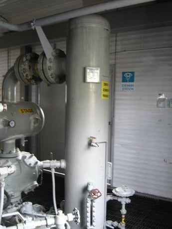 600 HP Knox Western #4445, reciprocating compressor, 2-stage, Caterplillar G3512TA NG engine, 1996 - Image 8