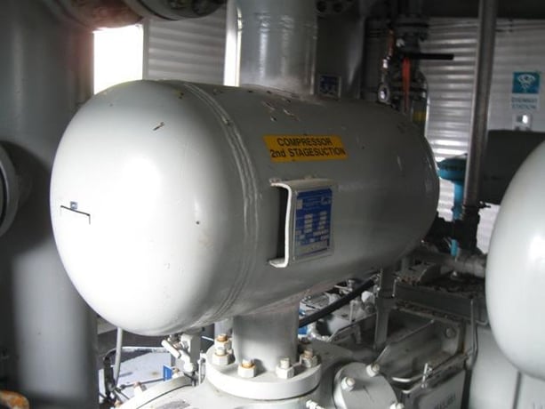 600 HP Knox Western #4445, reciprocating compressor, 2-stage, Caterplillar G3512TA NG engine, 1996 - Image 9