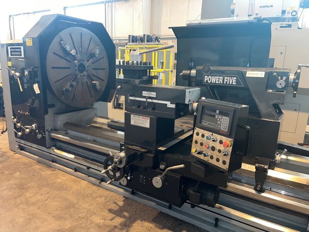 60"/ 80" x 80" Republic-Lagun #American-Turnmaster-Power-Five, hollow spindle, 6" hole - Image 3