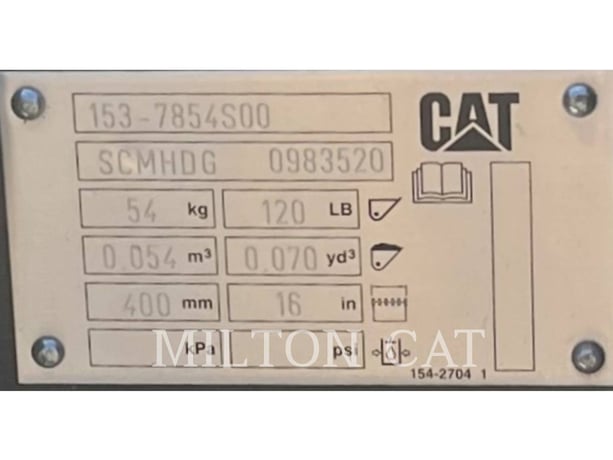 Caterpillar 302.5/302.7 16" DIG BUCKET, Bucket, S/N: SCMHDG098352, 2021 - Image 5