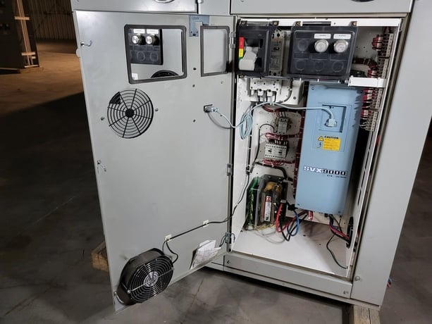 20 HP Eaton, SVX015A1-5A4N1, variable frequency drive, 600 Volts, like new - Image 1