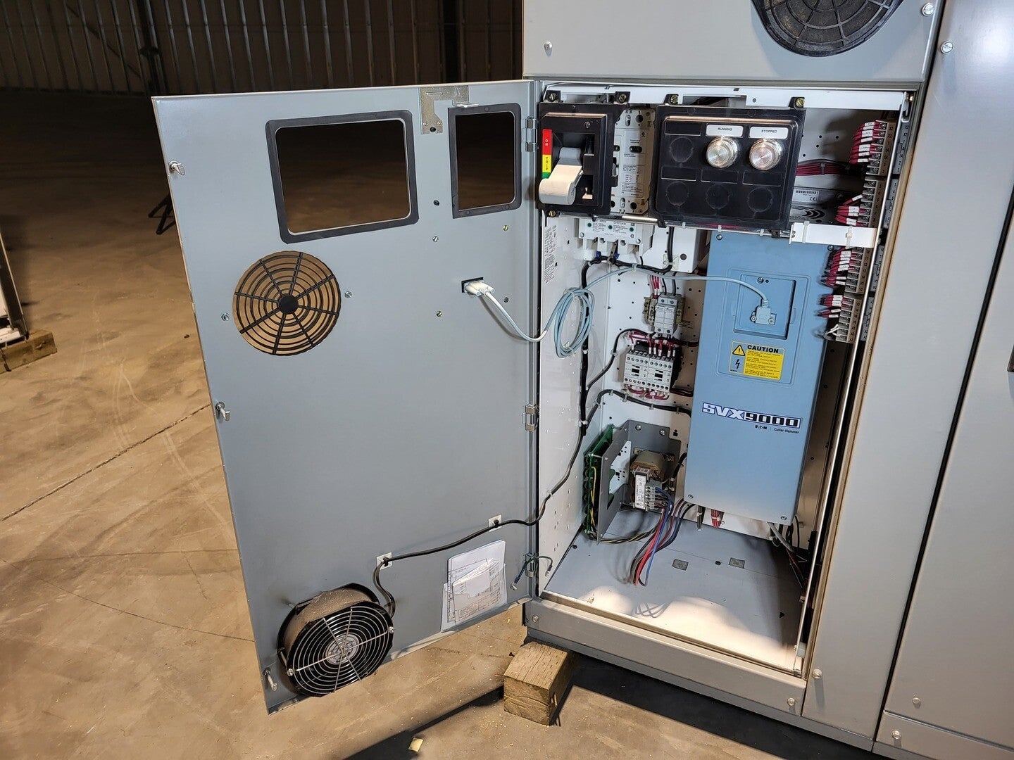 2 HP Eaton, SVX002A1-5A4N1, variable frequency drive, 600 Volts, 4.5 amps, like new - Image 1