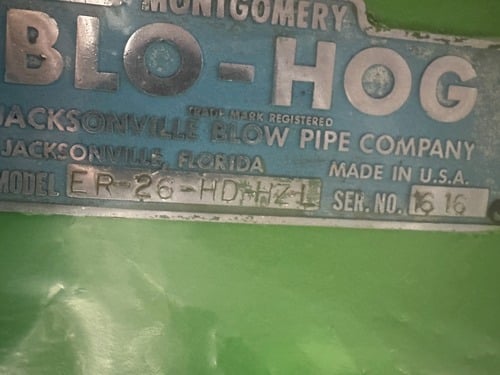 Montgomery Blo Hog #ER-26-HDHZL, horizontal feed - Image 8