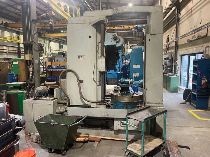Gould & Eberhardt #48H, high column, 32" dia., 2 DP, differential, infeed, excellent condition, inspect under - Image 2