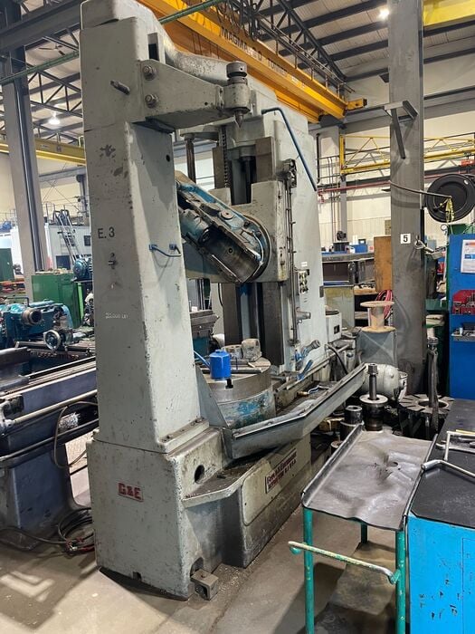 Gould & Eberhardt #48H, high column, 32" dia., 2 DP, differential, infeed, excellent condition, inspect under - Image 3