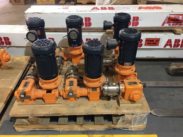 Prominent #Orlita MFS 18/7, 1 1.56 Diaphragm Metering Pump Orlita MFS 18/7 Chemical Metering Pump Assembly 1 - Image 1