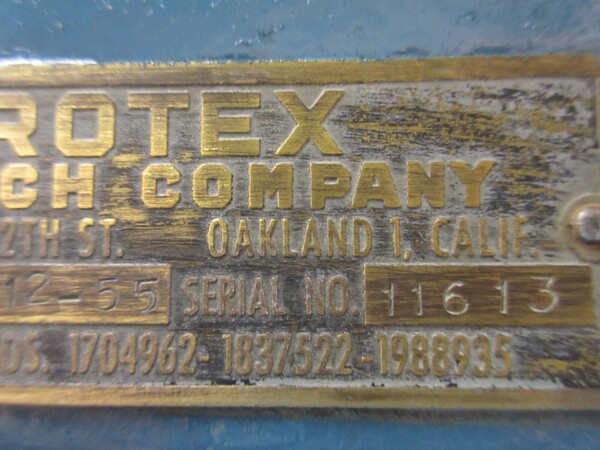 Rotex #R12-55, turret punch - Image 7