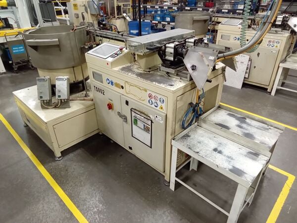 SMI #IPT-5, automatic tube end reducer, 1.575"-5.905" length of tube, 0.197" dia., .0169" thickness, 2012 - Image 2