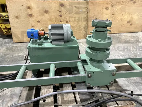 3/16" Blue Valley #72, elliptical head shear & flanger, 120" diameter, vari-speed contol - Image 9