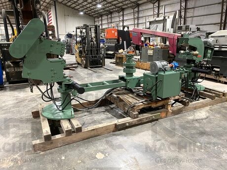 3/16" Blue Valley #72, elliptical head shear & flanger, 120" diameter, vari-speed contol - Image 10