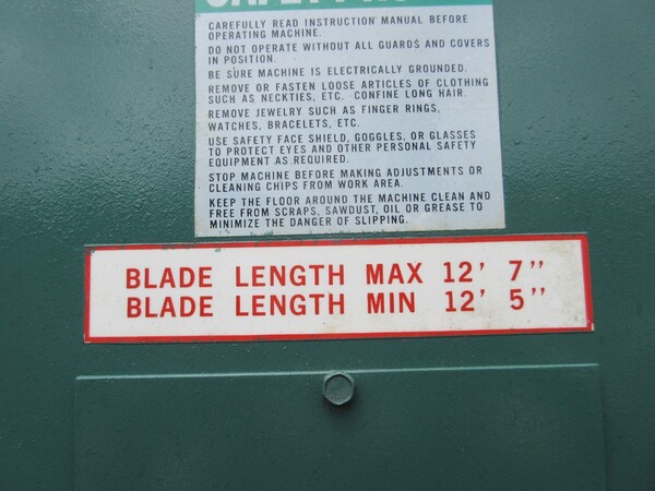 Powermatic #81, band saw heavy duty woodworking machine, 149" -12' 7"blade length - Image 7