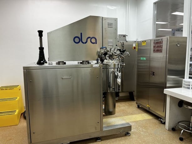 Olsa #MACEF-PH-50-B, 50 liter vacuum mixer homogenizer, Stainless Steel, 2 HP, 2007 - Image 2