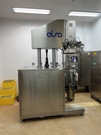 Olsa #MACEF-PH-50-B, 50 liter vacuum mixer homogenizer, Stainless Steel, 2 HP, 2007 - Image 6