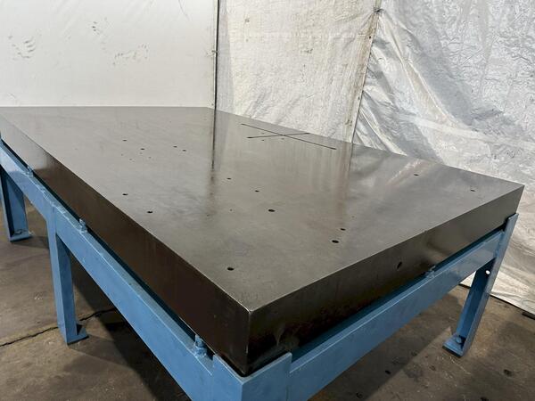 60" x 9 6" x 6" Cast Iron Surface Combustion plate w/stand - Image 3