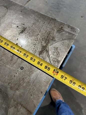 60" x 9 6" x 6" Cast Iron Surface Combustion plate w/stand - Image 6