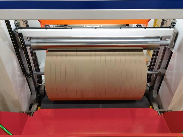 SRC Systems #72TDW, 2-drum winder, 53" rewind diameter, shaftless floor pick up unwind - Image 6