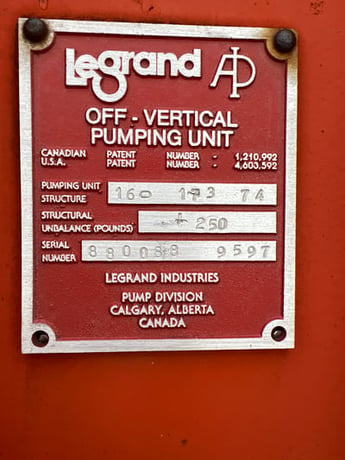 160 Legrand #160-173-74, pump jack, 1999 - Image 4
