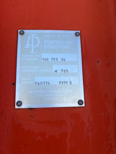 160 Legrand #160-173-74, pump jack, 1999 - Image 5